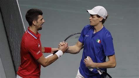 Davis Cup: Sinner beats Djokovic to pull Italy level with Serbia in ...