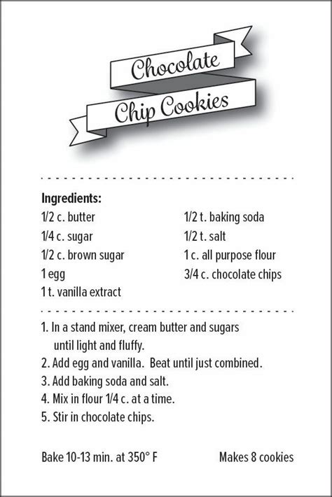 Steps to Make Easy Chocolate Chip Cookie Recipe Printable