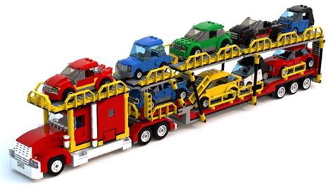 LEGO Custom Car Carrier Trailer Truck MOC | Lego truck, Lego cars, Lego moc