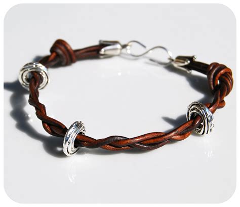 HOW TO MAKE LEATHER BRACELETS FOR MEN « Bracelets: Jewelry