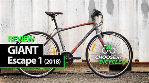 Giant Escape 1 (2018): ChooseMyBicycle.com Expert Review - YouTube