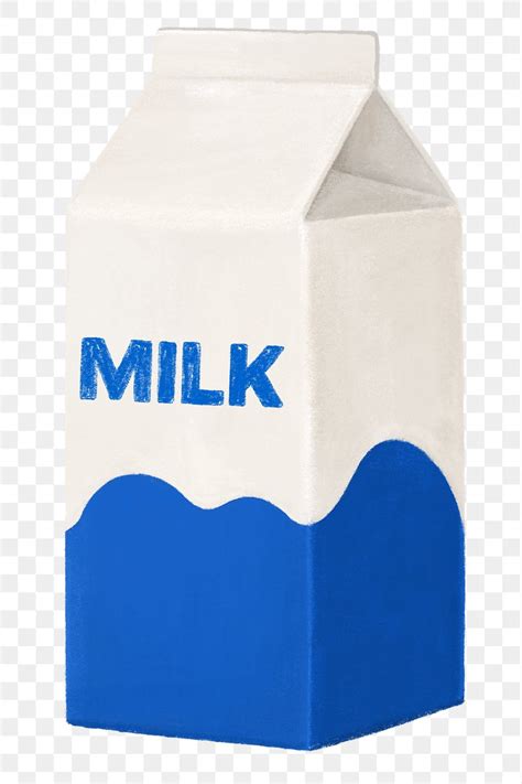 Milk carton png sticker, transparent | Premium PNG - rawpixel