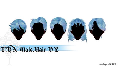 MMD TDA Male Hair 13# DL by mianbaga-MMD on DeviantArt