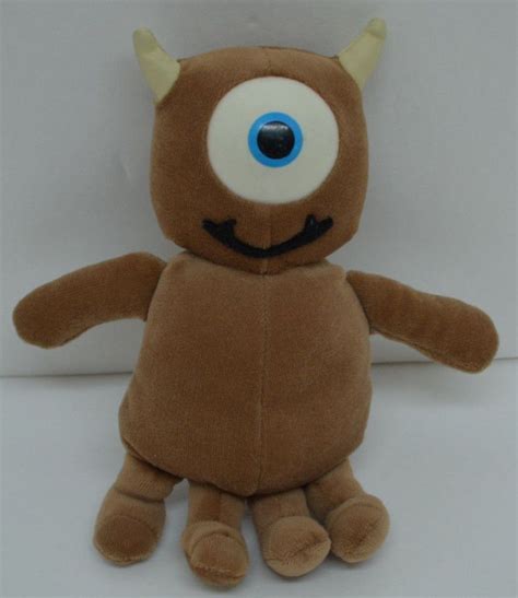 Monsters Inc Mikes Bear Little Mikey Plush Disney Brown Bean Bag 8" | Brown bean bags, Mike from ...