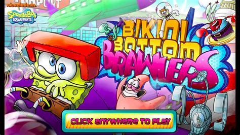 SpongeBob Squarepants: Bikini Bottom Brawlers - Nickelodeon Games - YouTube