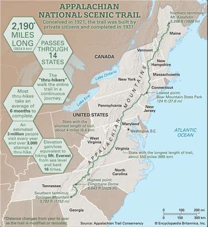 Appalachian National Scenic Trail | Description & Length | Britannica.com