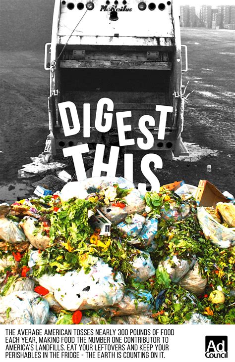 Ad Council Food Waste Campaign :: Behance