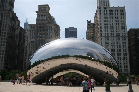 Cloud Gate, Millennium Park, Chicago, Illinois | Cloud gate, Millennium park, Clouds