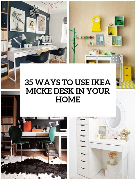 35 Ways To Use IKEA Micke Desk In Your Home - DigsDigs