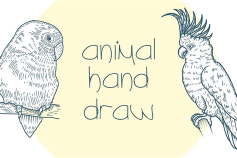 Hand drawn animal banner 1942213 Vector Art at Vecteezy