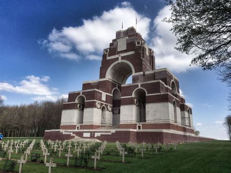 Visiting the Thiepval Memorial to the Missing of the Somme. It is a major war memorial to 72,191 ...