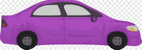 Drawing, color car card, purple, compact Car png | PNGEgg