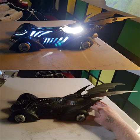 I made my Batman Forever Batmobile toy from the 90s better. : r/pics