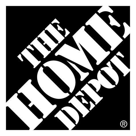 The Home Depot Logo Black and White – Brands Logos