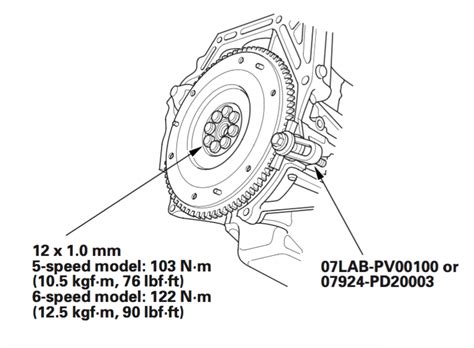 Flywheel & PP torque specs? | Honda / Acura K20a K24a Engine Forum