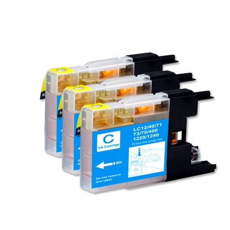 3 CYAN Printer Ink fits Brother LC71 LC75 MFC-J825DW MFC-J835DW | eBay