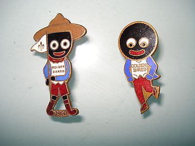 Two original Robertsons Golliwog badges Boy Scout and Dancer | #761572584