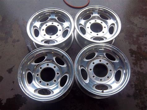 Buy 16 OEM Ford F250 F350 factory Polished alloy wheels Rims 3408 Excursion 99 - 04 in Lacey ...