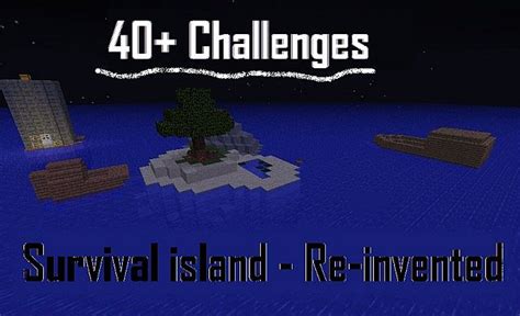 Survival island - With a story, 40+ challenges and a business! Minecraft Map