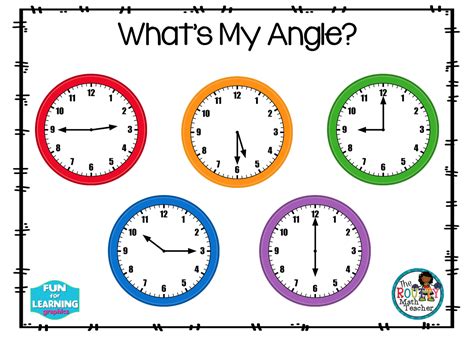 The Routty Math Teacher: Thursday Tool School: Measurement Tools- Clock Angles