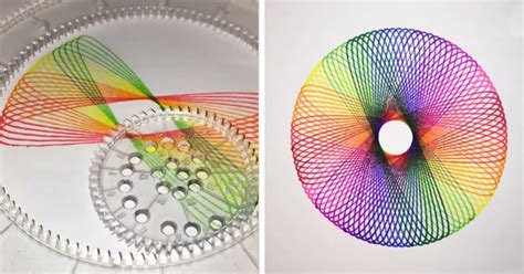 Spirograph Rainbow | Spirograph art, Spirograph, Spirograph design