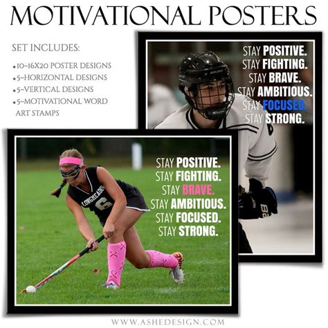 Sports Poster Set MOTIVATIONAL SERIES Set 8 5 16x20 - Etsy