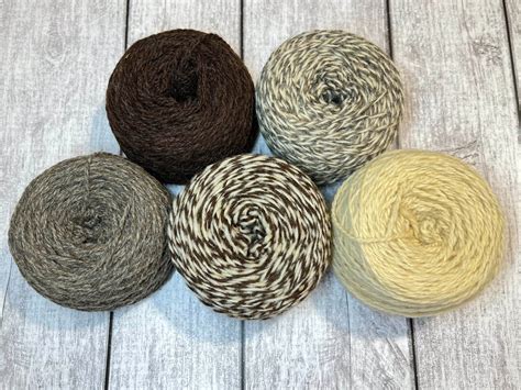 Sheep Wool Yarn 100% Sheep Wool 100g Roll Skein Natural - Etsy