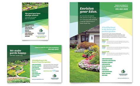 Landscaper Flyer & Ad Template Design