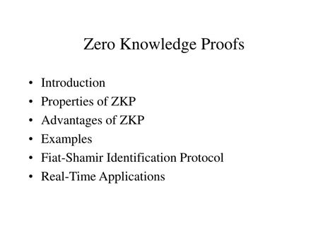 PPT - Zero Knowledge Proofs PowerPoint Presentation, free download - ID ...