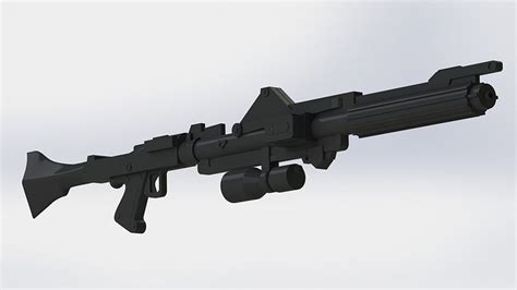 DC-15A Clone blaster rifle 3D printable model | CGTrader