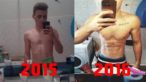 Incredible 1 Year Body Transformation (Home workout) - YouTube