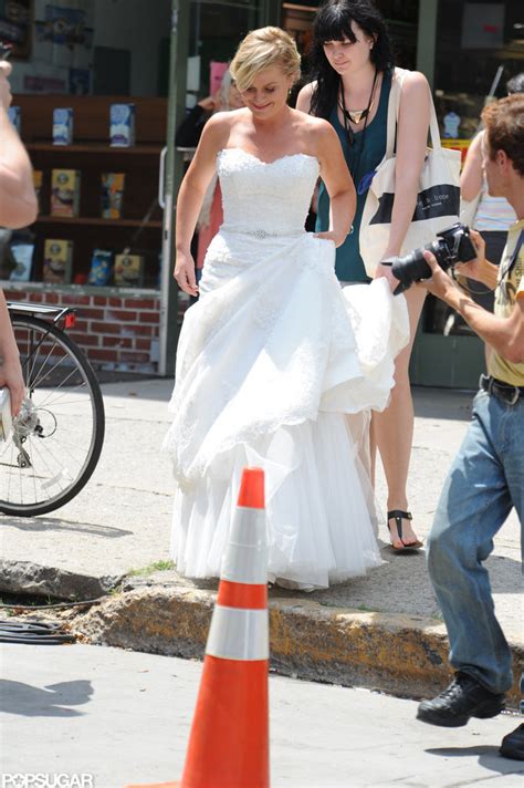 Amy Poehler Wedding Dress Pictures | POPSUGAR Celebrity