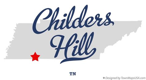 Map of Childers Hill, TN, Tennessee