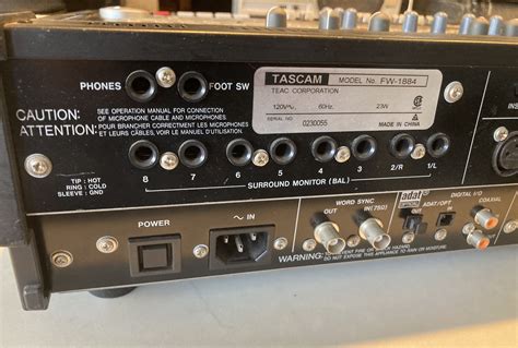 Tascam FW-1884 Firewire Recording Interface/Digital Mixer w/Automation ...