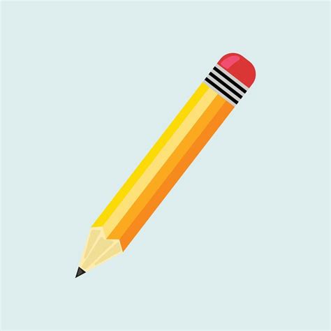 PENCIL, drawing, eraser 21515429 Vector Art at Vecteezy