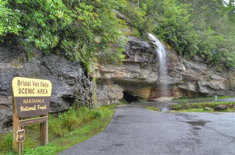 Bridal Veil Falls, Highlands, North Carolina | Scenic byway, Scenic ...