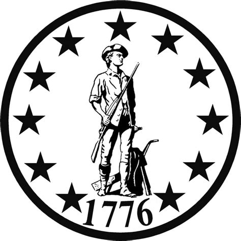 Minuteman 1776 Sticker Decal - Project Thin Line