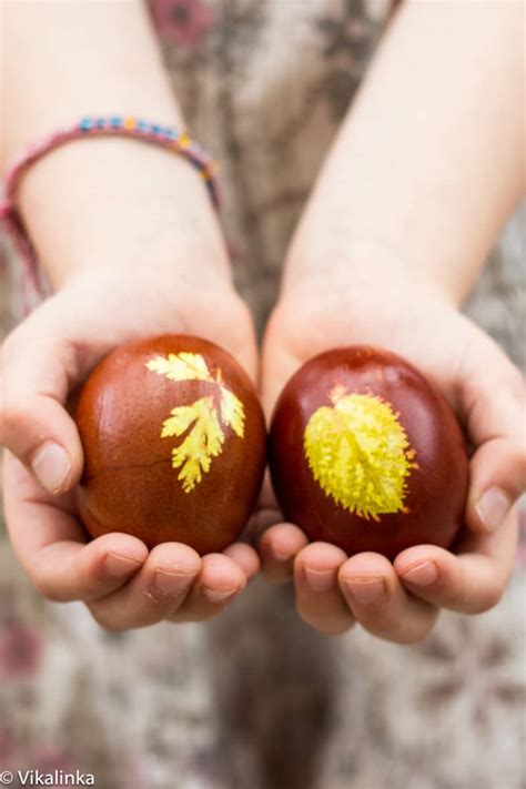 Naturally Coloured Easter Eggs - Vikalinka