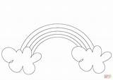 Rainbow With Clouds coloring Page  Free Printable Coloring Pages sketch template