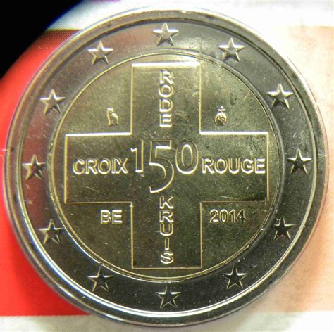 Belgium 2 Euro Coin - 150 Years Belgian Red Cross 2014 - euro-coins.tv ...