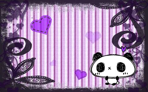 Cute Purple Panda Wallpapers - Wallpaper Cave