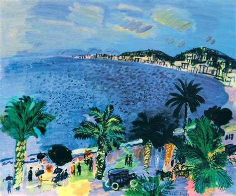 The Bay of Angels - Nice, 1929 Art Print by Raoul Dufy | King & McGaw