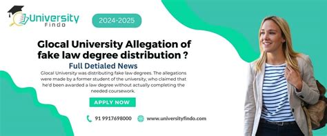 Glocal University Allegation of fake law degree distribution