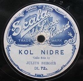 Julius Berger – Kol Nidre / The Broken Melody (Shellac) - Discogs