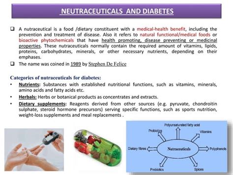 Nutraceuticals for diabetes