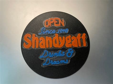 Shandygaff logo by ZacheryTB | Download free STL model | Printables.com