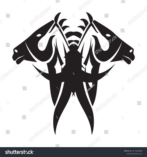 Vector Image Horse Logo Black White Stock Vector (Royalty Free ...