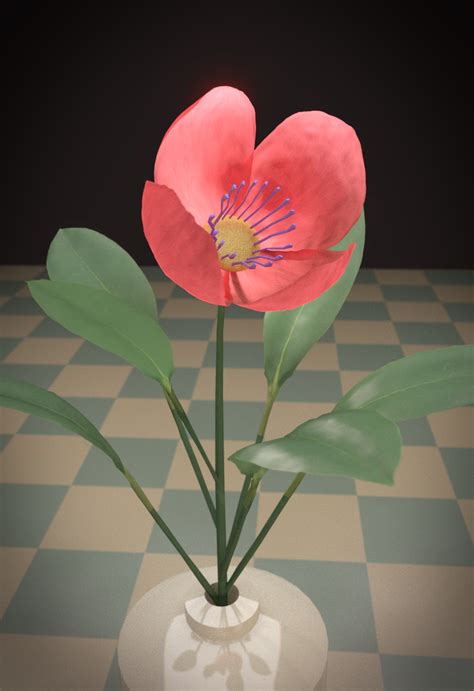 3d mesh model free flower blender - bxemaryland