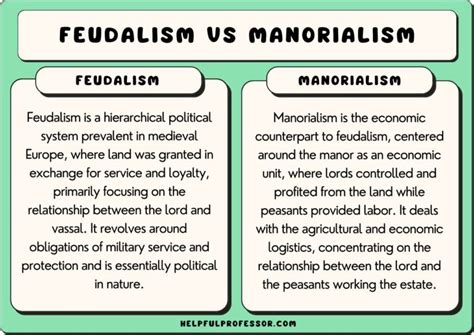 Feudalism vs. Manorialism: Similarities, Differences & Examples (2024)