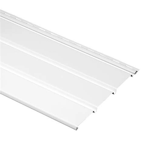 Durabuilt 12-in x 144-in 910 White Vinyl Solid Soffit in the Soffit department at Lowes.com